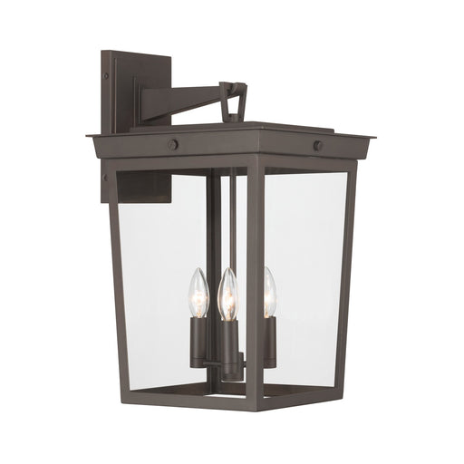 Belmont Three Light Outdoor Wall Sconce Twilight Bronze