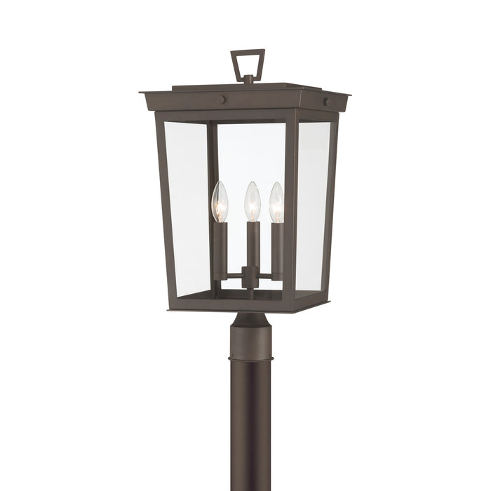 Crystorama - BEL-A8069-TZ - Three Light Outdoor Post Mount - Belmont - Twilight Bronze