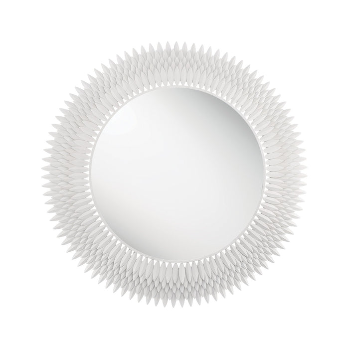 Crystorama - BRH-M546-MT - Mirror - Broche - Matte White