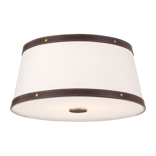 Crystorama - CAL-2400-LG - Three Light Flush Mount - Callahan - Luxe Gold