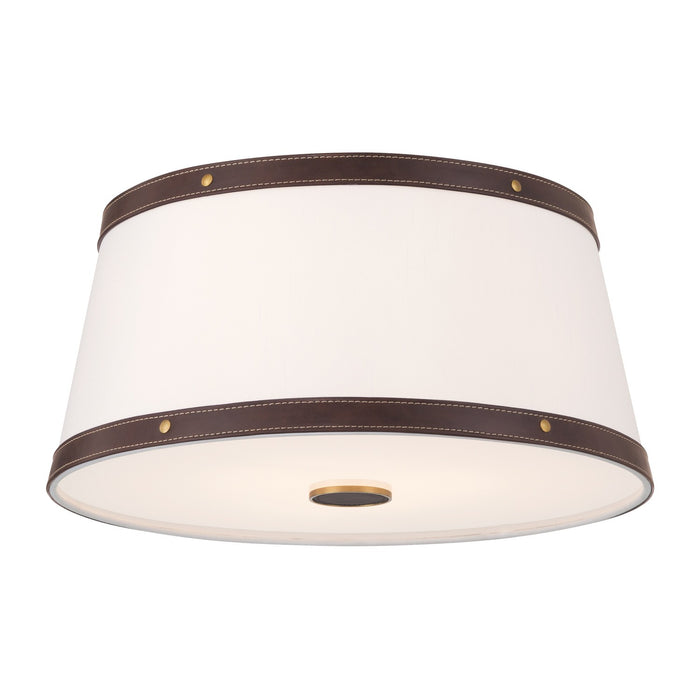 Crystorama - CAL-2400-LG - Three Light Flush Mount - Callahan - Luxe Gold