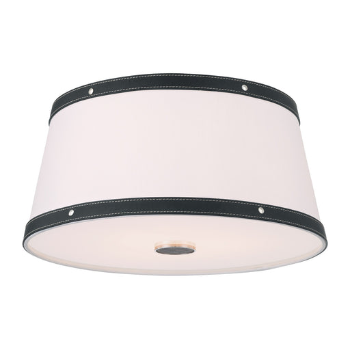 Crystorama - CAL-2400-PN - Three Light Flush Mount - Callahan - Polished Nickel