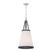 Crystorama - CAL-2404-PN - Three Light Pendant - Callahan - Polished Nickel