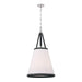 Crystorama - CAL-2405-PN - Four Light Pendant - Callahan - Polished Nickel