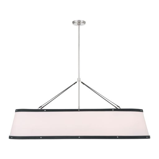 Callahan Six Light Chandelier Polished Nickel