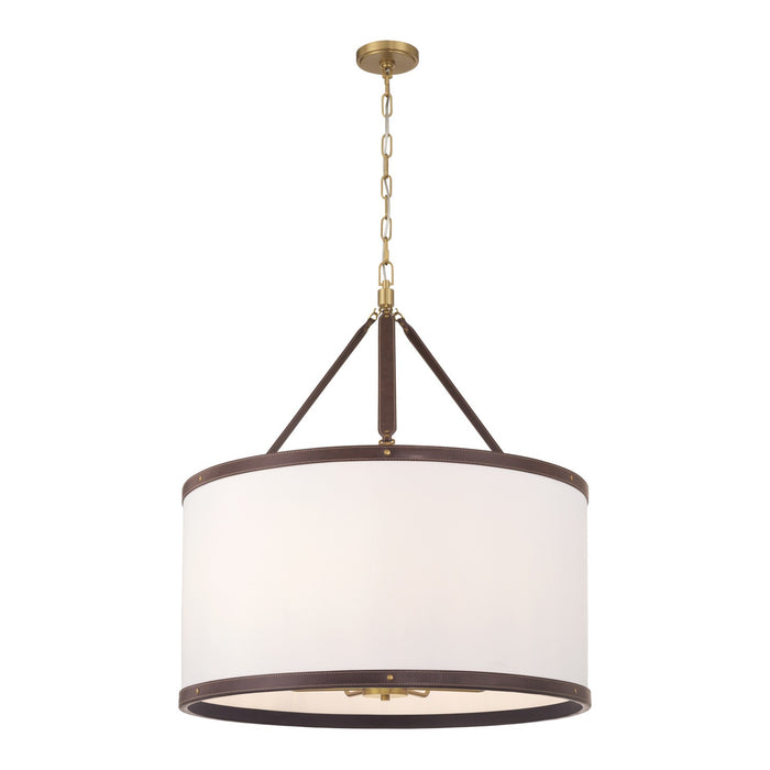 Crystorama - CAL-2408-LG - Eight Light Pendant - Callahan - Luxe Gold