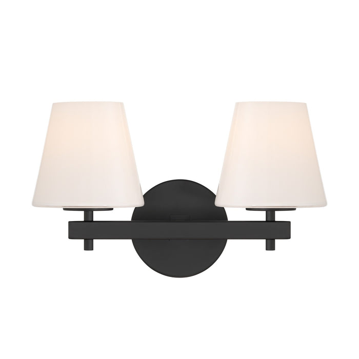 Crystorama - COL-202-BK - Two Light Wall Sconce - Colton - Black