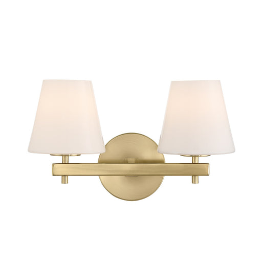 Colton Two Light Wall Sconce Vibrant Gold