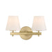 Crystorama - COL-202-VG - Two Light Wall Sconce - Colton - Vibrant Gold