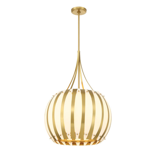 Crystorama - DRA-8003-LG - Five Light Chandelier - Daria - Luxe Gold