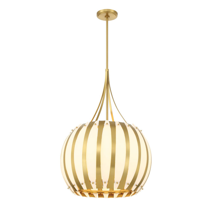 Crystorama - DRA-8003-LG - Five Light Chandelier - Daria - Luxe Gold