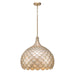 Crystorama - DRB-7005-SG - Five Light Pendant - Darby - Soft Gold