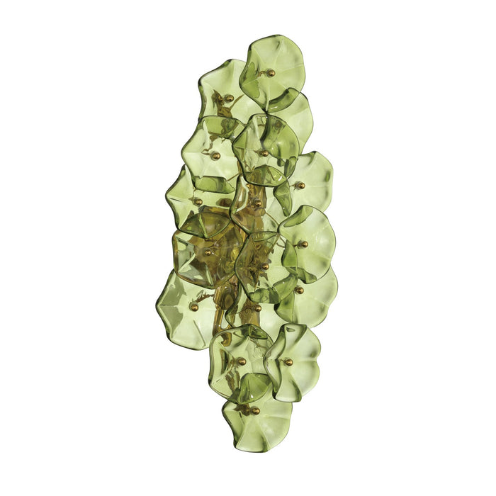 Crystorama - ESM-4001-AG-GR - Four Light Wall Sconce - Esme - Aged Brass