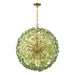 Crystorama - ESM-4009-AG-GR - 12 Light Chandelier - Esme - Aged Brass