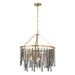 Crystorama - GEM-7004-MG-SS - Seven Light Chandelier - Gemma - Modern Gold