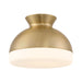 Crystorama - GID-4003-VG - Two Light Flush Mount - Gidget - Vibrant Gold