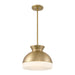 Crystorama - GID-4015-VG - Two Light Pendant - Gidget - Vibrant Gold
