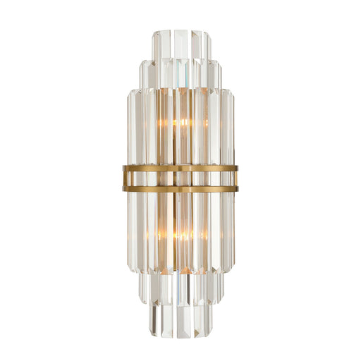Crystorama - HAY-1411-AG - Two Light Wall Sconce - Hayes - Aged Brass