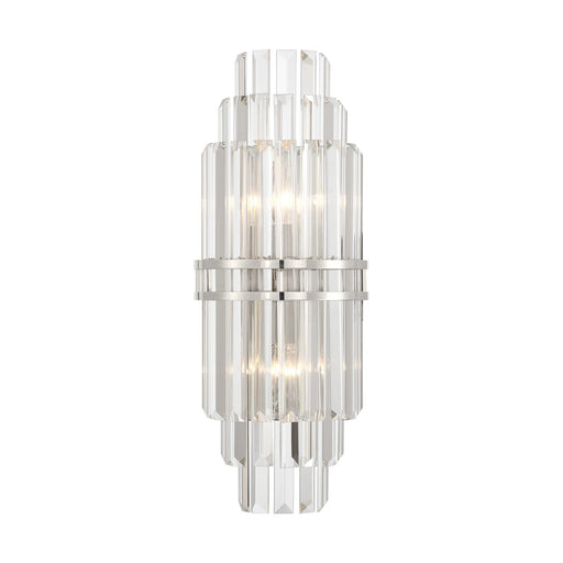 Crystorama - HAY-1411-PN - Two Light Wall Sconce - Hayes - Polished Nickel
