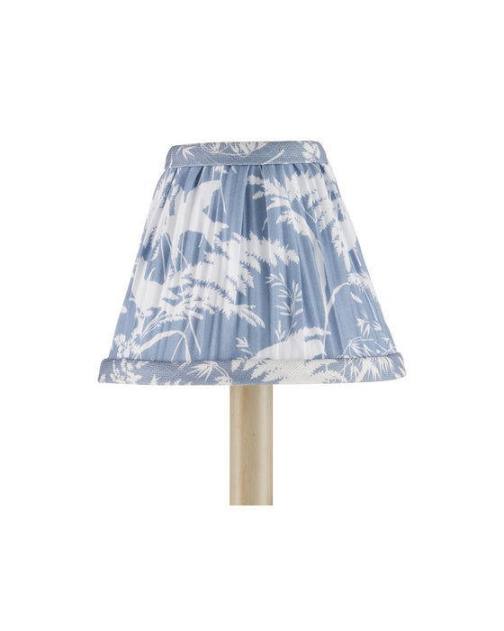 Currey and Company - 0900-0044 - Chandelier Shade - Aviary - Dusty Blue/Ivory
