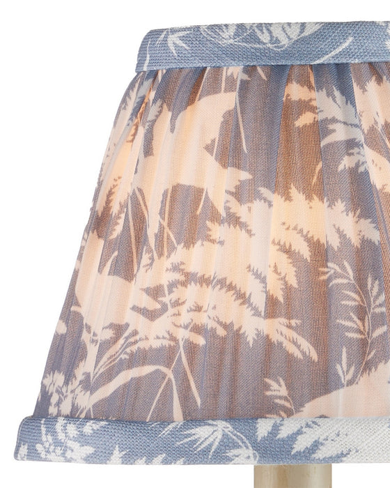 Currey and Company - 0900-0044 - Chandelier Shade - Aviary - Dusty Blue/Ivory