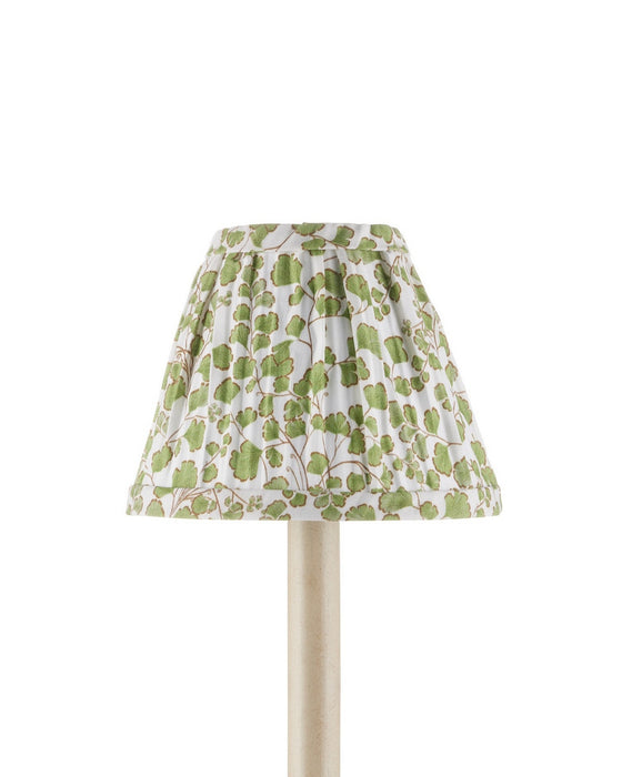 Currey and Company - 0900-0045 - Chandelier Shade - Maiden Fern - Green/Ivory