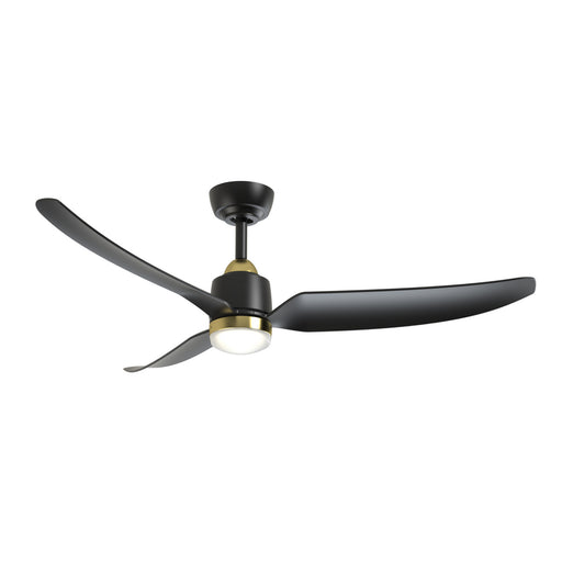 Kuzco Lighting - CF72952-BG/MB-5CCT - 52" Ceiling Fan - Hugo - Brushed Gold/Matte Black