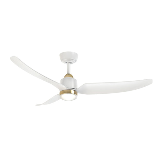 Kuzco Lighting - CF72952-BG/WH-5CCT - 52" Ceiling Fan - Hugo - Brushed Gold/Matte White