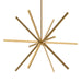 Kuzco Lighting - CH14356-BG-UNV - LED Chandelier - Sirius - Brushed Gold