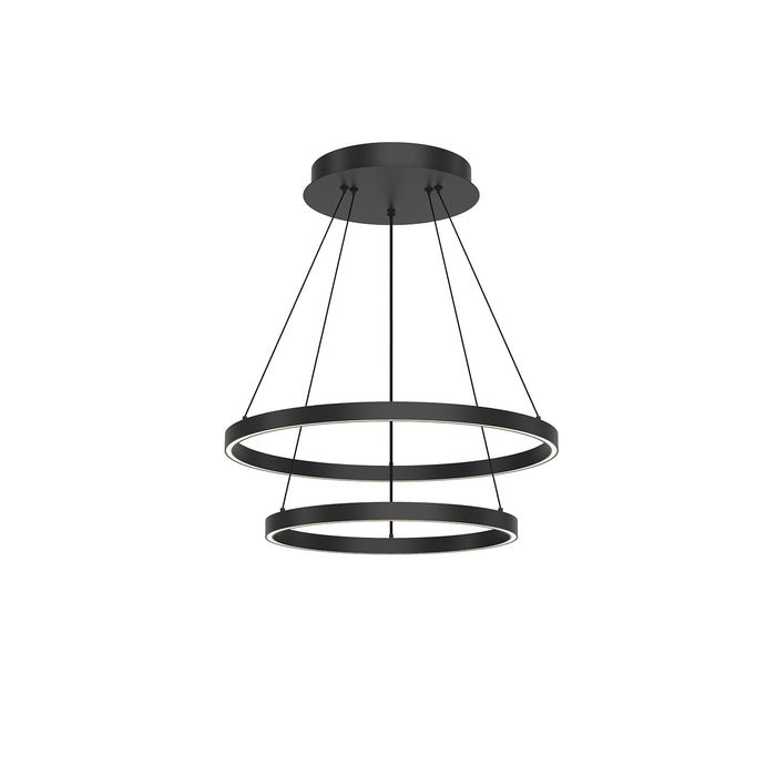 Kuzco Lighting - CH87224-BK-UNV-010 - LED Chandelier - Cerchio - Black