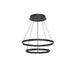 Kuzco Lighting - CH87224-BK-UNV-010 - LED Chandelier - Cerchio - Black