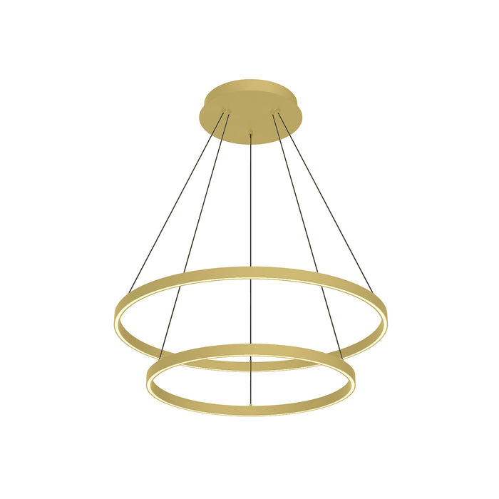 Kuzco Lighting - CH87832-BG-UNV-010 - LED Chandelier - Cerchio - Brushed Gold