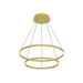 Kuzco Lighting - CH87832-BG-UNV-010 - LED Chandelier - Cerchio - Brushed Gold