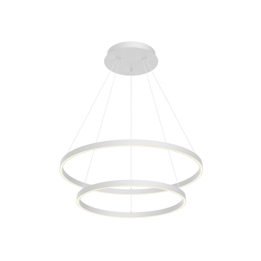 Cerchio LED Chandelier White