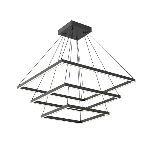 Piazza LED Chandelier Black