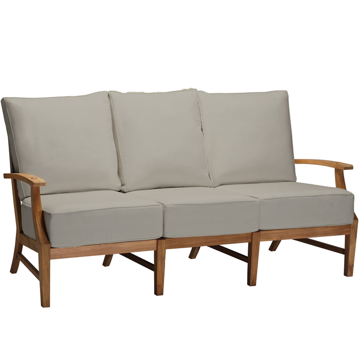 Gabby - 28354+C033P6101W6101 - Outdoor Sofa - Croquet Teak - Natural Teak