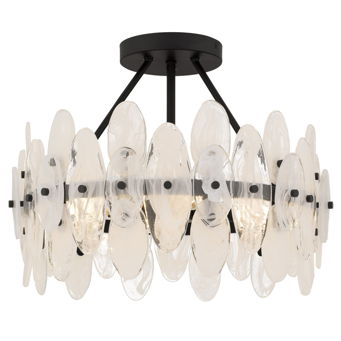 Quoizel - ABI1718MBK - Four Light Semi-Flush Mount - Abigail - Matte Black