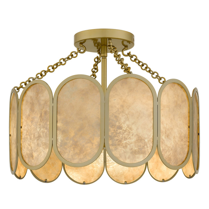 Quoizel - AMAL1716LG - Three Light Semi-Flush Mount - Amalia - Light Gold