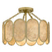 Quoizel - AMAL1716LG - Three Light Semi-Flush Mount - Amalia - Light Gold