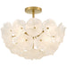 Quoizel - AUD1718BRG - Four Light Semi-Flush Mount - Audrey - Brushed Gold