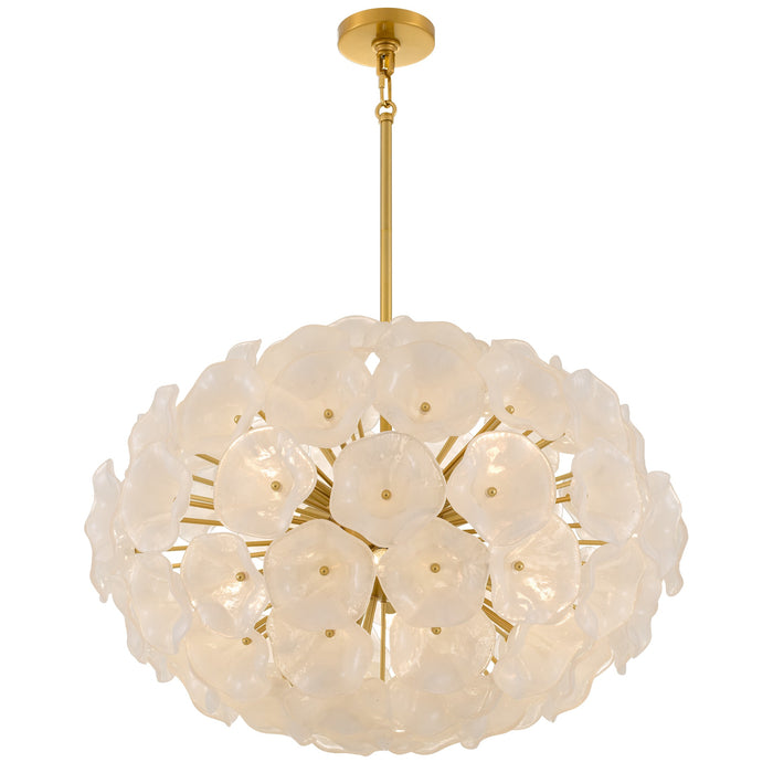 Quoizel - AUD2828BRG - Eight Light Pendant - Audrey - Brushed Gold