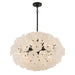 Quoizel - AUD2828MBK - Eight Light Pendant - Audrey - Matte Black