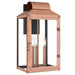 Quoizel - BER8410AC - Three Light Outdoor Wall Lantern - Beryn - Aged Copper