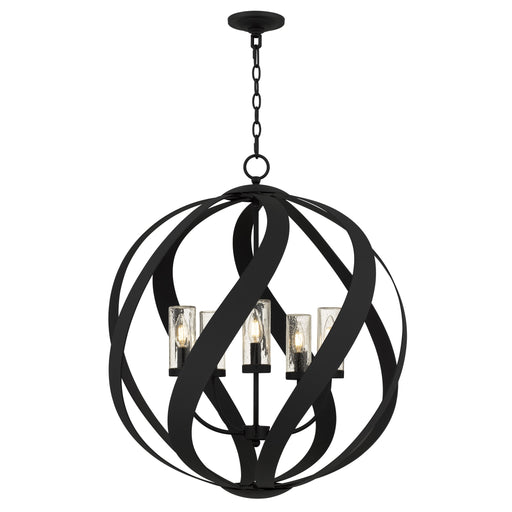 Blacksmith Five Light Pendant Earth Black