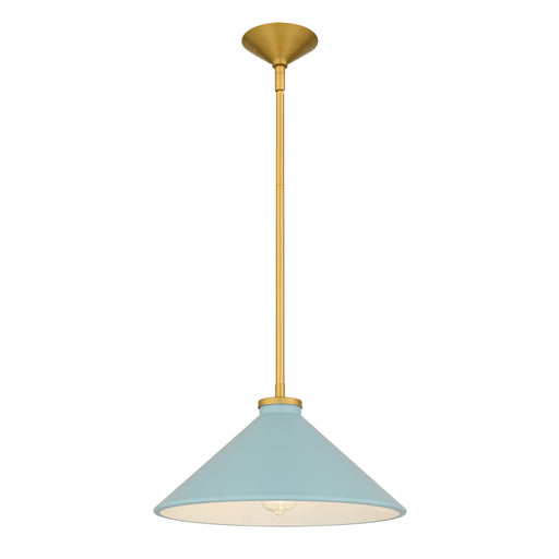 Bradbury One Light Pendant Brushed Gold