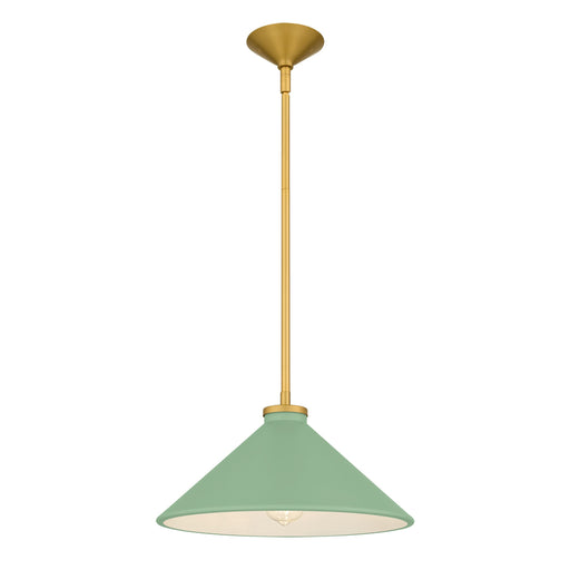Bradbury One Light Pendant Brushed Gold