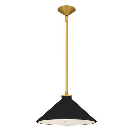 Bradbury One Light Pendant Brushed Gold