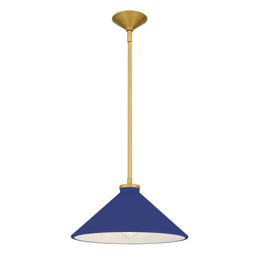 Bradbury One Light Pendant Brushed Gold