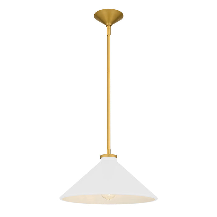 Quoizel - BRADW1814BRG - One Light Pendant - Bradbury - Brushed Gold