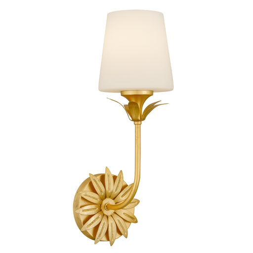Dorothea One Light Wall Sconce Gold Leaf